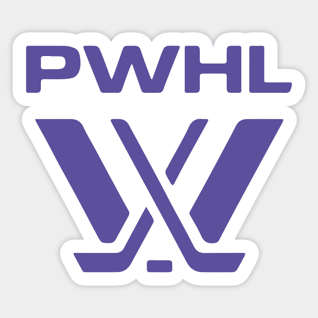 PWHL Purple Logo Sticker by logoarts